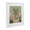 Stupell Industries Spring Abloom Rabbit Framed Print Under Glass, design by Sara G. Designs